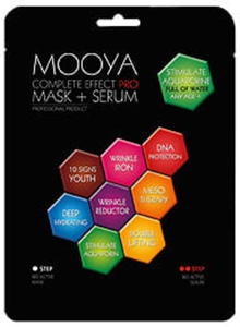 MOOYA COMPLETE EFECT PRO - AKTYWNY ZABIEG STYMULACJA AQUAPORYN MASKA + SERUM - 2842062984