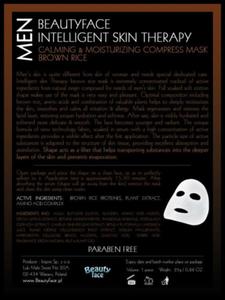 MEN INTELLIGENT SKIN THERAPY AGODZCO NAWILAJCA MASKA KOMPRES Z BRZOWYM RYEM IDEALNA PO GOLENIU