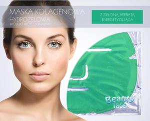 BEAUTYFACE WITAMINOWO ENERGETYZUJCA MASKA KOLAGENOWA Z ZIELON HERBAT I WITAMINAMI (1) - 2875207223