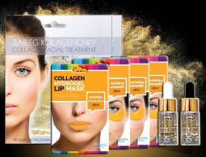 BeautyFace PREMIUM ZESTAW UJDRNIAJCY "ACTIVE GOLD" - KURACJA Z DROBINKAMI ZOTA I PEPTYDAMI (1) - 2875207227