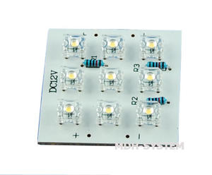 Klaster diodowy 9FLUX, ciepy biay ,PCB 40x40mm, LED0099 - 2860179135