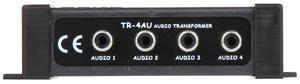 TRANSFORMATOR AUDIO 4 KANAY TRANSMISJA AUDIO PO SKRTCE UTP TR-4AU - 2876531966