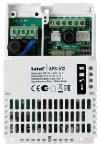 ZASILACZ BUFOROWY 12V DC 6A 72W ZASILACZ 12 V NA SZYN DIN SATEL APS-612 - 2871558086