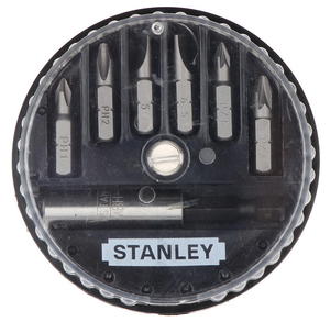 ZESTAW BITÓW 1/4" Z UCHWYTEM MAGNETYCZNYM 6 SZTUK STANLEY ST-1-68-737