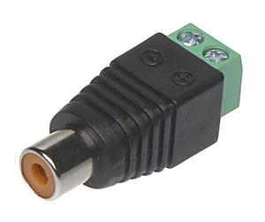 GNIAZDO CINCH RCA SKRCANE ADAPTER ZCZE OPAKOWANIE 10 SZTUK CINCH-G/S*P10 - 2874556486