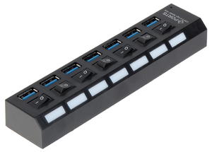 HUB USB 3.0 HUB-USB3.0-1/7 55 cm - 2878253988