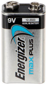 BATERIA ALKALICZNA 9V, 6LR61, 6AM6, EN22, ENERGIZER BAT-6LR61-MAXPLUS/E - 2868738078