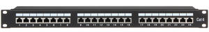 PATCH PANEL RJ-45 DO SZAFY RACK 24 PORTY RJ45 FTP kat 6 PP-24/RJ6-C/FTP-S - 2878391175