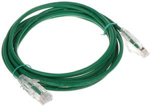 PATCHCORD RJ-45 3 m, KABEL PRZEWD LAN RJ45, UTP kat. 6, RJ45/6/3.0-G-THIN - 2868277988