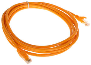 PATCHCORD RJ45 PRZEWD LAN RJ-45 UTP kat.6 3 m RJ45/6/3.0-ORANGE - 2871958679