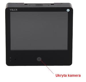 METALOWY MONITOR SAMOCHODOWY LCD 8" + MONITORING CCTV UKRYTA KAMERA IP MICRO-SD RJ45 VILUX VMT-085PSD+ - 2860184259