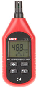 MIERNIK TEMPERATURY I WILGOTNOCI TERMOMETR HIGROMETR UNI-T UT-333 - 2874099846