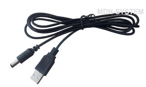 PRZEWD KABEL ADAPTER ZASILANIA USB - DC, WTYK ZASILANIA DC 2.1 x 5.5 mm WTYK USB, USB/DC/2.1X5.5 - 2860185711