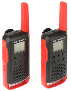 RADIOTELEFONY KRTKOFALWKI PMR MOTOROLA T62 RED MOTOROLA-T62/RED - 2868371913