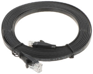 PATCHCORD RJ45 3m UTP kat. 6 ELASTYCZNY PASKI PRZEWD LAN RJ-45 3 m UNITEK RJ45/6/3.0-FL - 2871206028