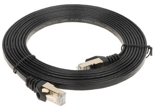 PATCHCORD RJ45 3m SSTP kat. 7 ELASTYCZNY PASKI PRZEWD LAN RJ-45 3 m UNITEK RJ45/7/3.0-FL - 2868474147