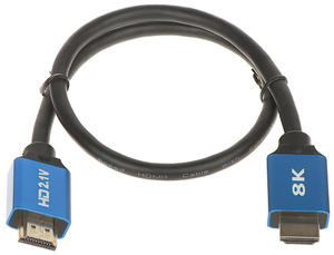 KABEL HDMI 0.5 m ELASTYCZNY PRZEWD HDMI 0.5m HDMI-0.5-V2.1 - 2870343198