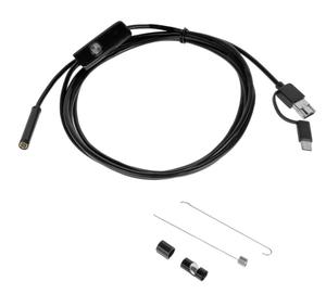 KAMERA INSPEKCYJNA ENDOSKOP 2 m USB OTG ANDROID USB microUSB USB-C REBEL RB-1140 - 2873827381
