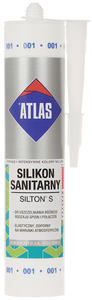 SILIKON SANITARNY SIL-S280-W/ATLAS SILTON S KARTUSZ 280 ml BIAY - 2878016668