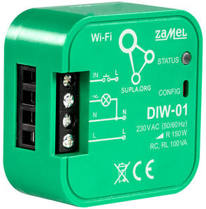 INTELIGENTNY CIEMNIACZ OWIETLENIA DIW-01 Wi-Fi, 230 V AC ZAMEL - 2877925541