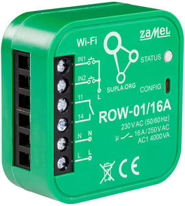 INTELIGENTNY PRZECZNIK ROW-01/16A Wi-Fi 230 V AC ZAMEL - 2877925557