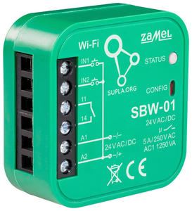 INTELIGENTNY STEROWNIK BRAM I DRZWI SBW-01 Wi-Fi, 24 V AC/DC ZAMEL - 2877925597