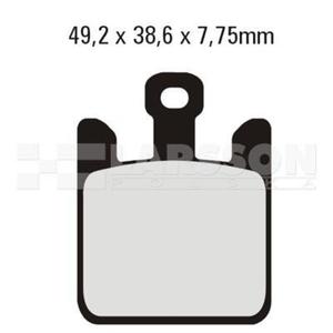 Klocki hamulcowe EBC (4 szt.) FA369/4HH 4101242 Kawasaki ZX-6RR, ZX-10R - 2878839343