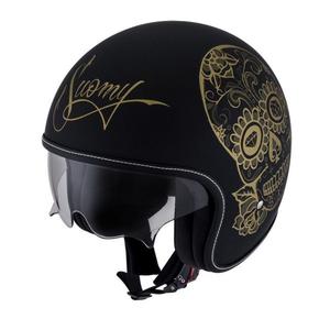 Kask SUOMY ROKK calavera BLACK/GOLD - 2878243171