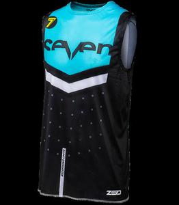 KOSZULKA SEVEN ZERO FLITE BLACK/BLUE 2018 - 2878243358