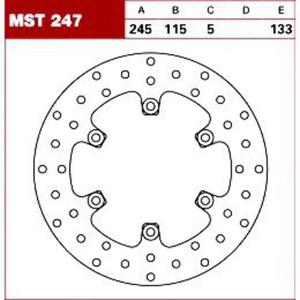 TRW Tarcza hamulcowa MST247 YAMAHA DUCATI MONSTER - 2878247356