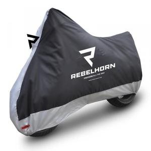 REBELHORN Pokrowiec na motocykl Cover II Black/Sil - 2878248664