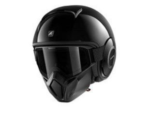 SHARK Kask otwarty STREET-DRAK BLANK czarny - 2878248720