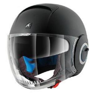 Kask otwarty SHARK NANO BLANK kolor czarny/matowy - 2878248723