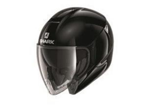 CITYCRUISER Kask otwarty SHARK BLANK czarny - 2878248729