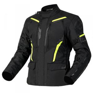 OZONE KURTKA TEKSTYLNA TOUR III BLACK/FLUO YELLOW - 2878249947