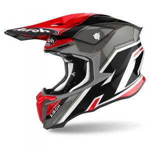 AIROH KASK OFF-ROAD TWIST 2.0 SHAKEN RED GLOSS - 2878846485