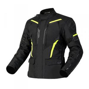 OZONE KURTKA TEKSTYLNA TOUR III BLACK/FLUO YELLOW - 2878252197