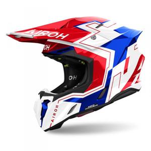 AIROH KASK OFF-ROAD TWIST 3 DIZZY BLUE/RED GLOSS - 2878848091