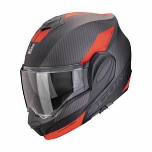 SCORPION KASK SZCZKOWY EXO-TECH EVO MAT BK-SIL-RD - 2878253516