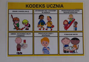 Kodeks ucznia - plansza 1