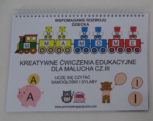 Kreatywne wiczenia edukacyjne dla malucha cz. 3 Ucz si czyta. Samogoski i sylaby. - 2862517909