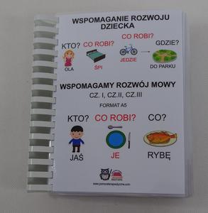 Wspomagamy rozwj mowy cz. I, cz. II, cz.III. Moje pierwsze ksieczki. Format A5 - 2862517945