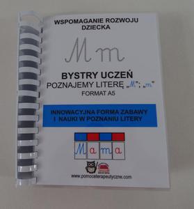 Bystry ucze. Poznajemy liter "M";m". Format A5 - 2862517960