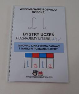 Bystry ucze. Poznajemy liter "L";l". Format A4 - 2862517970