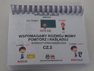 Wspomagamy rozwj mowy. Powtrz i naladuj cz.2. Interaktywna ksieczka - 2865986966