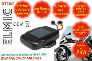 Motocykowy lokalizator GPS / GSM ELMIC GT100 GPS tracker