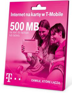 Karta SIM T-MOBILE Internet na kart 500 MB 5 z - 2827854423