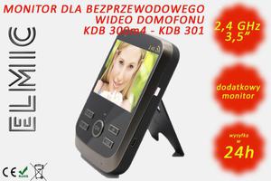 Monitor dodatkowy do wideo domofonu z funkcj dzwonka z czujnikiem ruchu ELMIC KIVOS KDB301 - 2845077335