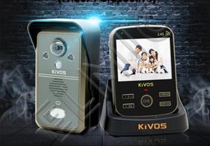 Bezprzewodowy wideo domofon z funkcj dzwonka z czujnikiem ruchu ELMIC KIVOS KDB302 - regulowana kamera - 2860909338