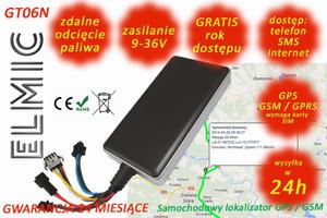 Samochodowy lokalizator GPS GSM ELMIC GT06N GPS tracker - 2827854366